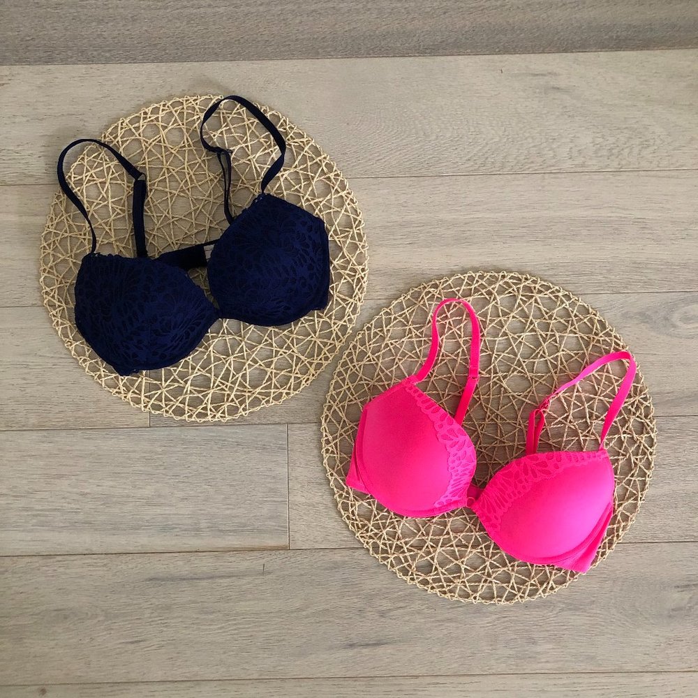 NWOT LaSenza Push Up Bras 32D extra padd